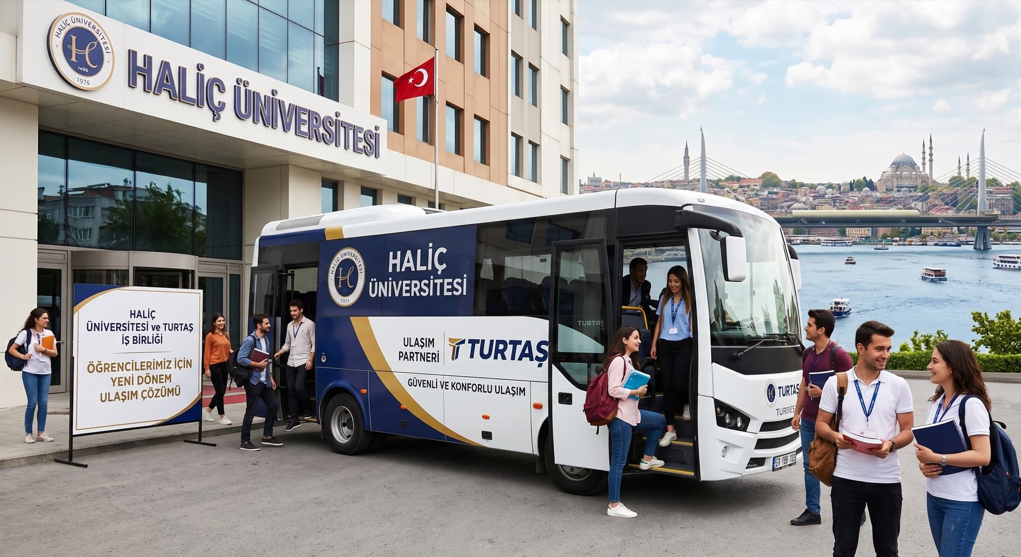 Haliç Üniversitesi ile Eğitim Kurumu Servis İş Birliği